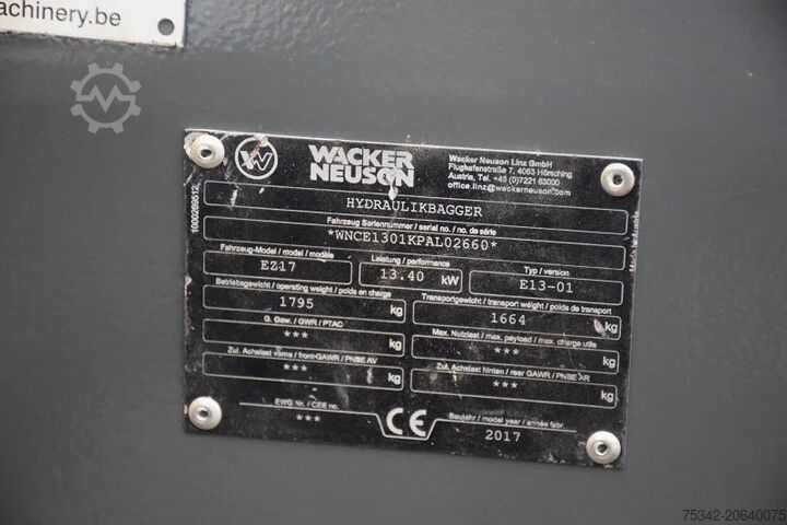 Minigraver WACKER NEUSON Neuson Wacker EZ17 - stock id155