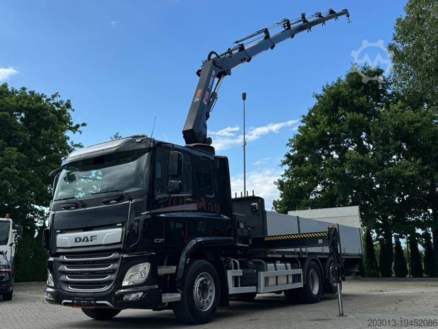 Кран, монтиран на камион DAF CF 450 FAN 6x2 Pritsche mit Kran HIAB 188 E-6