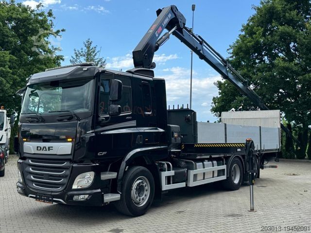 Камион с платформа DAF CF 450 FAN 6x2 Pritsche mit Kran HIAB 188 E-6