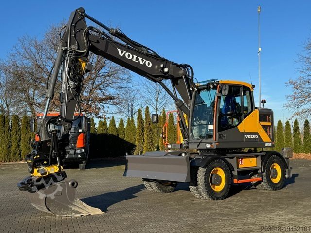Mobile excavator VOLVO EWR150E Mobilbagger mit ROTATOR ENCONG EC319