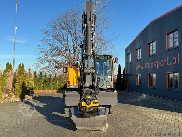 Mobile excavator VOLVO EWR150E Mobilbagger mit ROTATOR ENCONG EC319