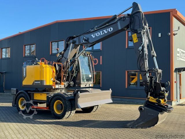 Mobile excavator VOLVO EWR150E Mobilbagger mit ROTATOR ENCONG EC319