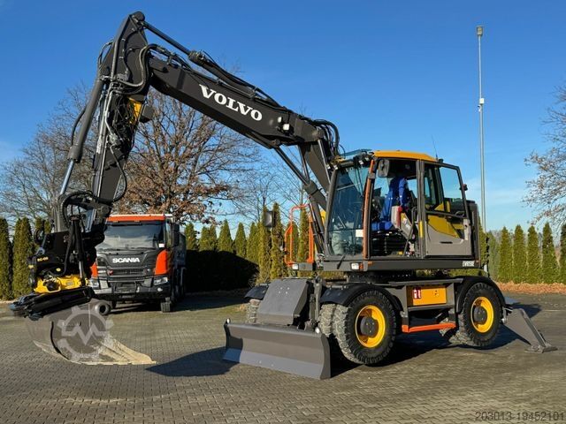 Mobile excavator VOLVO EWR150E Mobilbagger mit ROTATOR ENCONG EC319