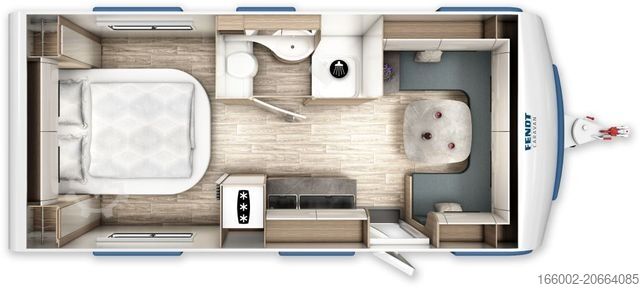 Каравана FENDT Tendenza 560 SFDW Modell 2026 ausgestellt!