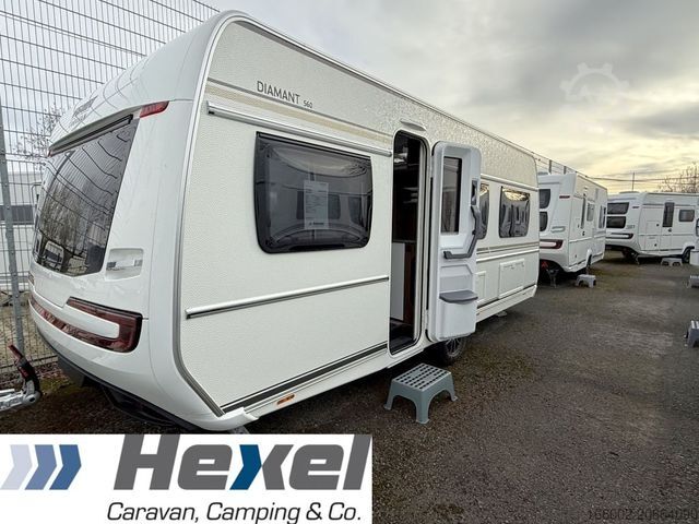 Каравана FENDT Diamant 560 SGW Neufahrzeug 2025 ausgestellt!