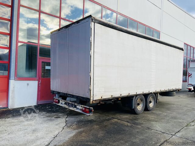 Open trailer with tarp Obermaier OS2-L105L  Tandemplanenanhänger
