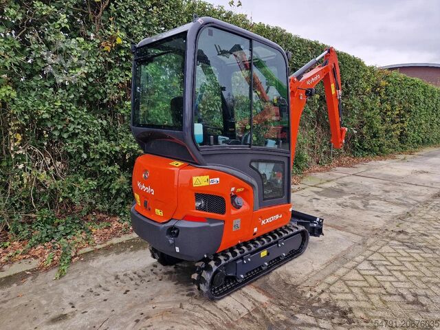Mini-escavadora Kubota KX019-4 Hi-spec (NIEUW)