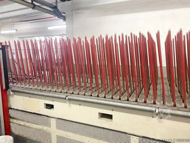 Caurlaides urbšanas līnija (urbšana un ievietošana) PRIESS HORSTMANN BAT-RTW-CNC