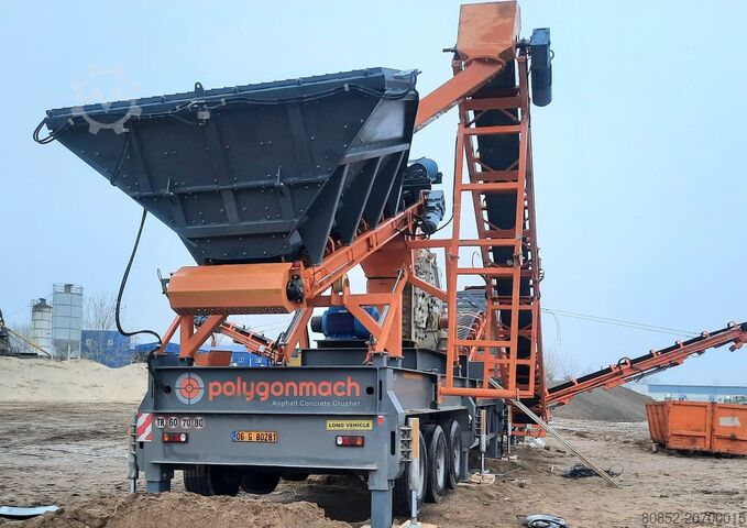 Stenknuser Polygonmach PPI Mobile crushing screening unit with impactor