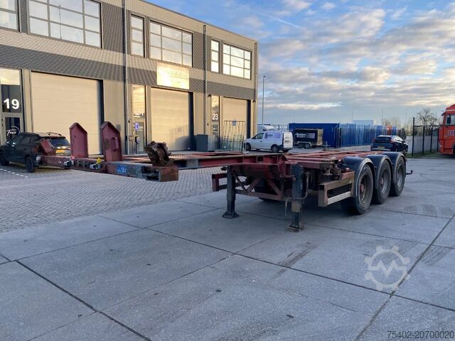 Transport af containere Kromhout Container Chassis / 40-45 FT / SAF / 1x Lift Axle