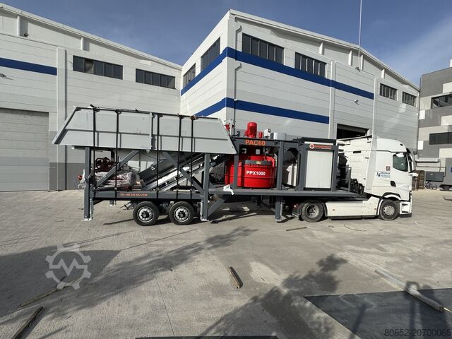 Betonblandeanlæg Polygonmach PAC30 30m3 hour mobıile small batching plant
