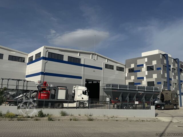 Betonblandeanlæg Polygonmach PAC30 30m3 hour mobıile small batching plant
