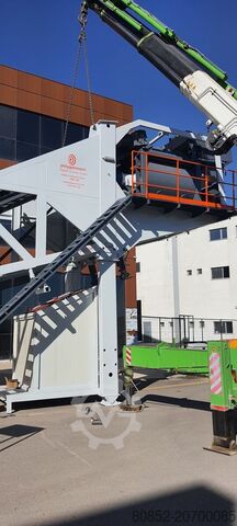 Betonblandeanlæg Polygonmach 100m3 hour self erecting- auto install mobile c...