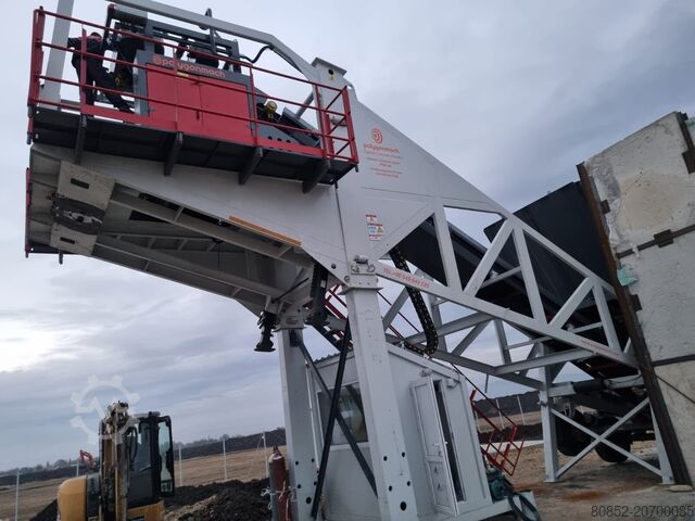 Betonblandeanlæg Polygonmach 100m3 hour self erecting- auto install mobile c...
