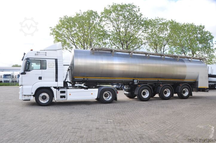 दूध का टैंकर MAN TGS TGS 470 2020 + 2014 LAKO T344 MILK TRAILER