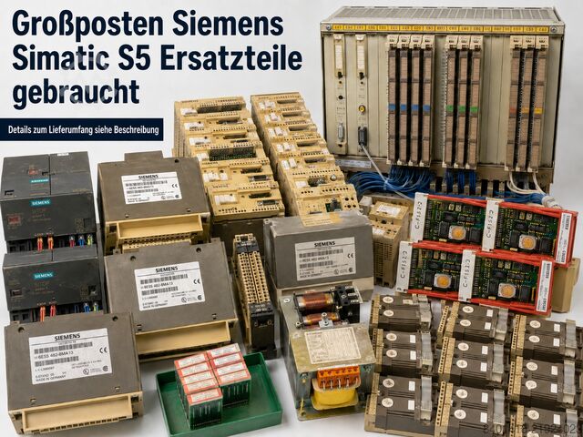 Vezérlőegység Siemens Simatic S5 Großposten Ersatzteile Gebraucht