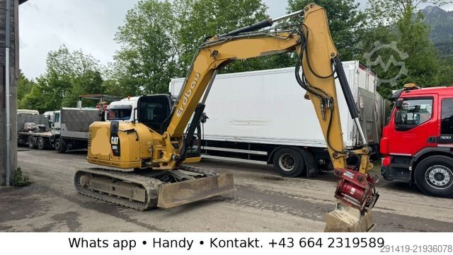 链式挖掘机 CATERPILLAR 308 E2CR  Kettenbagger / Schild Powertilt Bj2014