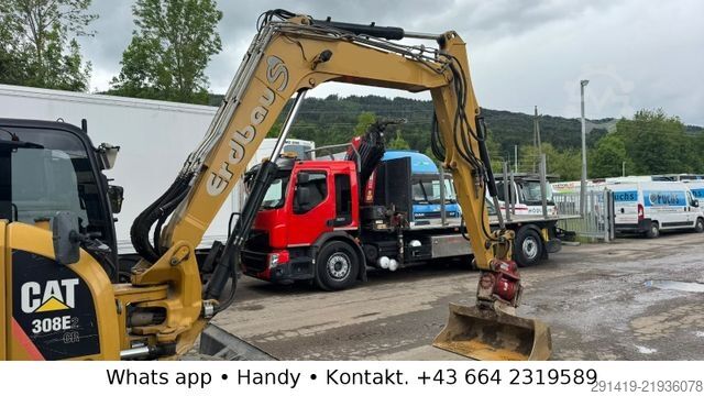 链式挖掘机 CATERPILLAR 308 E2CR  Kettenbagger / Schild Powertilt Bj2014