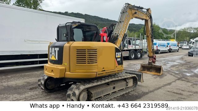 链式挖掘机 CATERPILLAR 308 E2CR  Kettenbagger / Schild Powertilt Bj2014