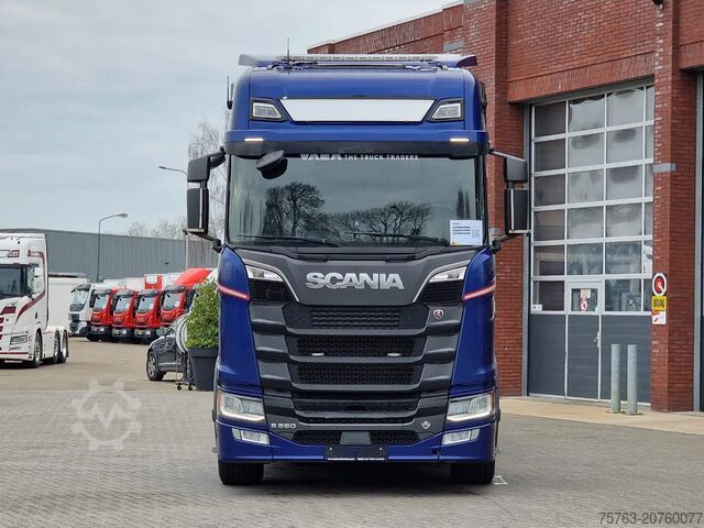 Sideloader sistēma Scania S580 V8 NGS Highline 6x2*4 - Side loader Contai...
