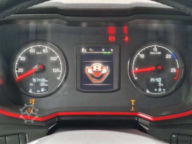 Sideloader sistēma Scania S580 V8 NGS Highline 6x2*4 - Side loader Contai...