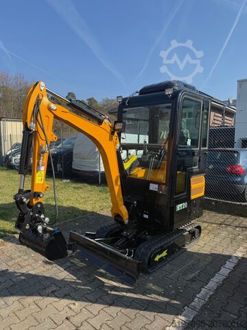 Minibagger 2,0 t - Klasse Tec - Point GmbH - Motor Kubota D902 HT20P - Heizung + Klima - Vollkabine