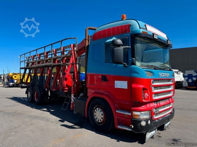 מנוף מותקן על משאית SCANIA R480 6x2 / FASSI F230 Kran / Crane