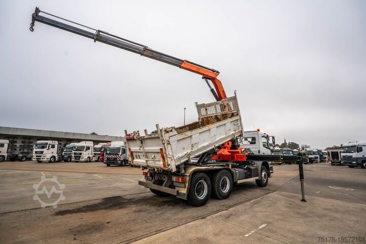 Kiper sa dizalicom MERCEDES AXOR 2633+BIBENNE+PALFINGER 18T/m /3XHydr.