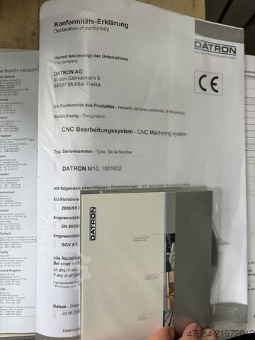 Trung tâm gia công CNC DATRON M 10 TmA