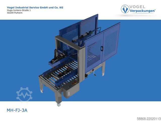 Kartónová baliaca linka Kartonverschließmaschine MH-FJ-3A