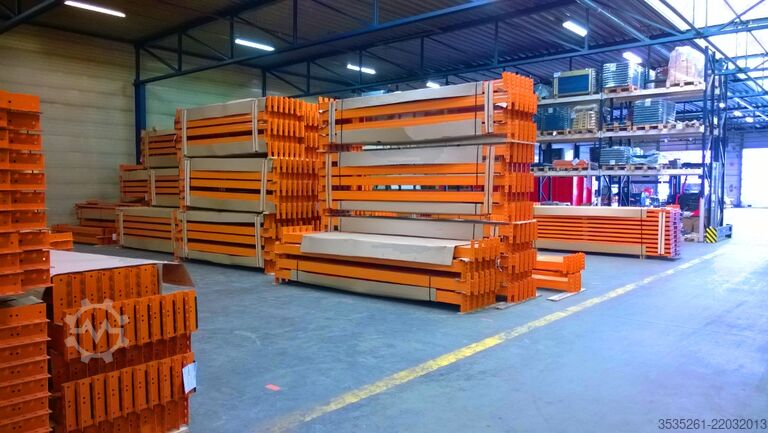 Kệ để pallet 6x13,7m, 5m, 30 Rahmen, McPalettenregal 144 Traversen  3300 Feldbr. TOTAL-REGAL