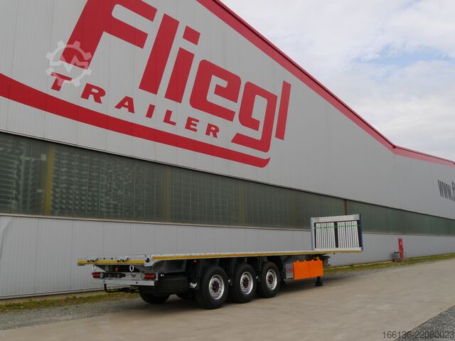 Remorque semi-ouverte Fliegl SDS 390 Plateau mit Verriegelung+Rungen