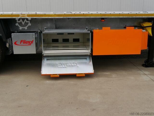 Remorque semi-ouverte Fliegl SDS 390 Plateau mit Verriegelung+Rungen