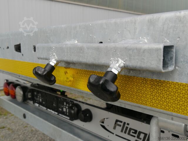 Remorque semi-ouverte Fliegl SDS 390 Plateau mit Verriegelung+Rungen