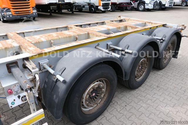 Gjysmë-rimorkio me korpus të këmbyeshëm LECITRAILER BDF Multi-Chassis Lift-/Lenkachse SAF-Achsen