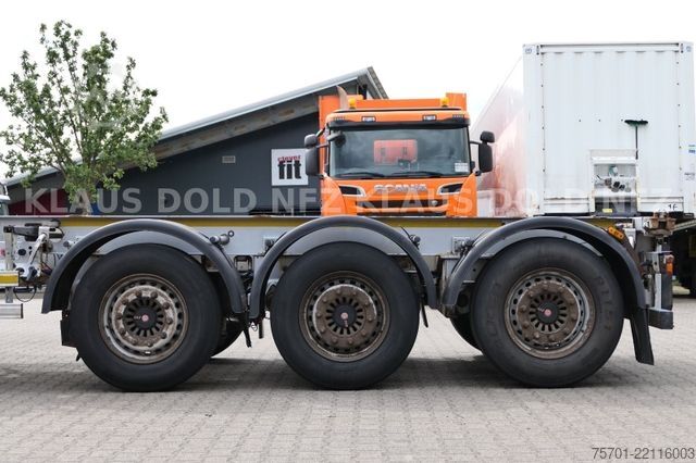 Gjysmë-rimorkio me korpus të këmbyeshëm LECITRAILER BDF Multi-Chassis Lift-/Lenkachse SAF-Achsen