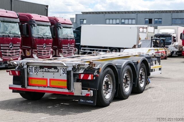 Gjysmë-rimorkio me korpus të këmbyeshëm LECITRAILER BDF Multi-Chassis Lift-/Lenkachse SAF-Achsen