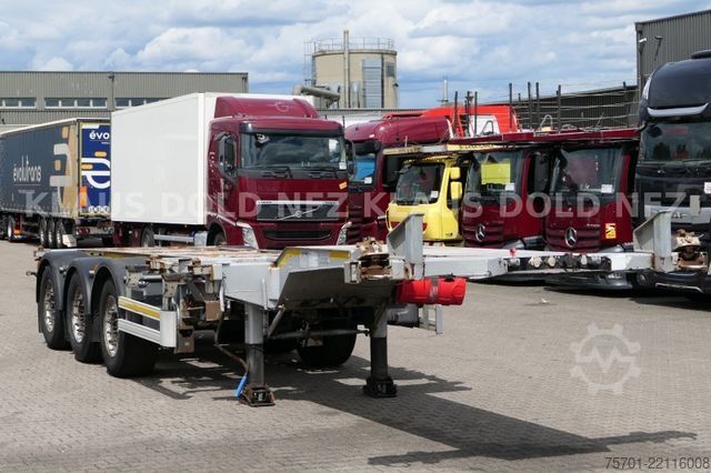 Gjysmë-rimorkio me korpus të këmbyeshëm LECITRAILER BDF Multi-Chassis Lift-/Lenkachse SAF-Achsen