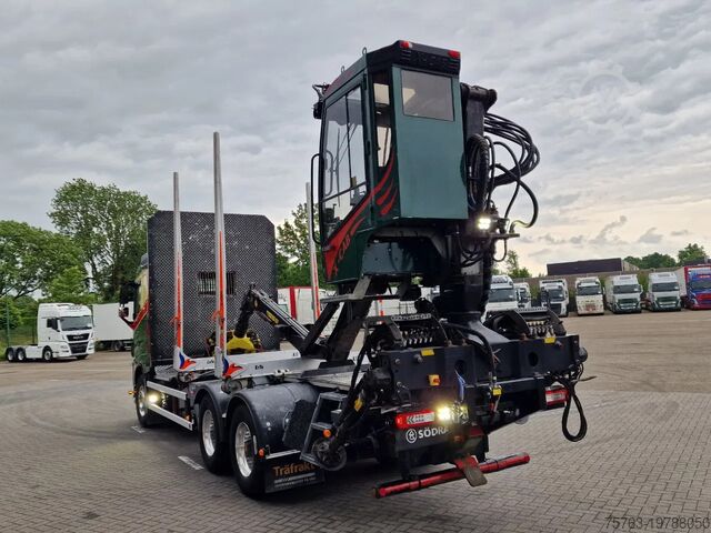 Trasportatore di legname Volvo FH 13.540 6x4 - HIAB / Loglift F125Z 80 Crane -...
