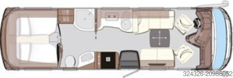 Xe cắm trại tích hợp Concorde Charisma 860 LI FACELIFT*RETARDER*TOP