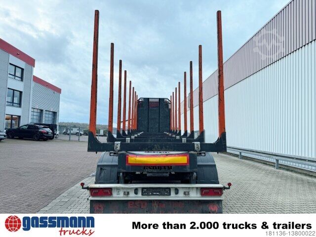 Ağaç kütüğü yarı römorku  GSODAM GSTB3SL Holzauflieger, Liftachse