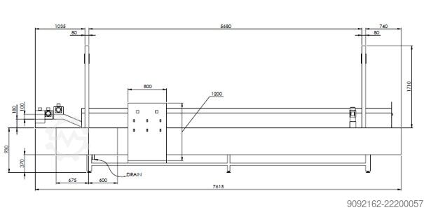 Fritura de patatas cortadas y similares FoodMAC International Ltd BULLDOG 6000/600 Electric Fryer