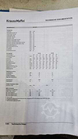 Sprøytestøpemaskin KraussMaffei KM 120-380 EX
