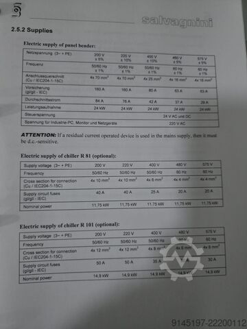 Sheet metal processing center Salvagnini P4-2512