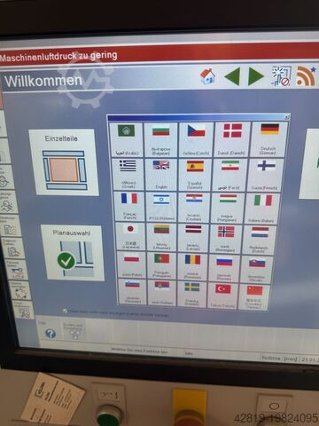 Planta divisora de paneles HOLZMA HPP 380/43/43 NEW PROFILINE