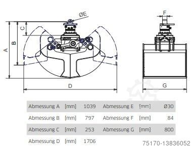 अन्य DMS VG9080 Verladegreifer / NEU / lagernd sofort