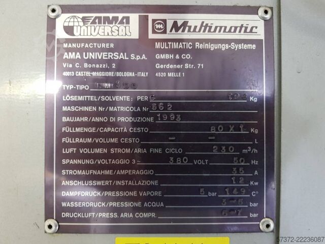 Sistem čiščenja AMA Universal Multimatic LM 150