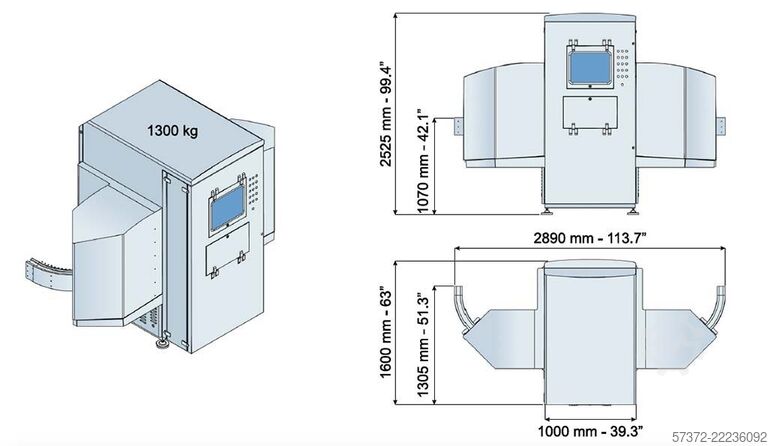 Sistema de inspección por rayos X Raytec Vision RAYVIEW RV-200