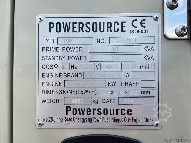 Agregát Perkins 4006-23TAG3A - 900 kVA Generator - DPX-19818