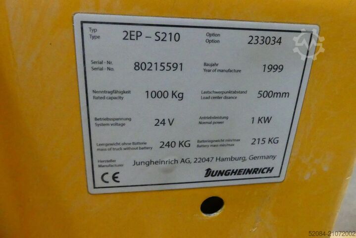 ръчна палетна количка Jungheinrich 